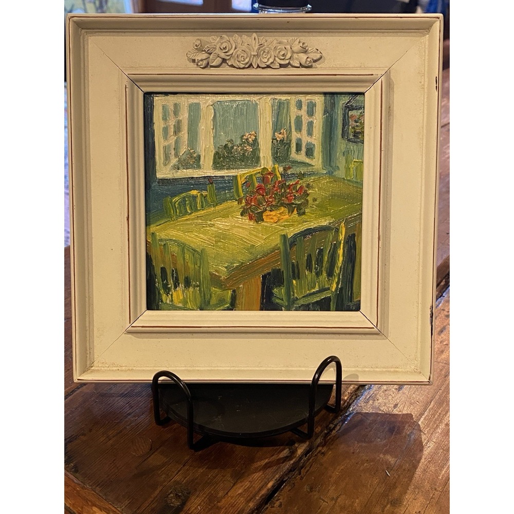 Marjorie Kinney (AMERICAN) Authentic Dinning Room Oil Painting by famous Artist